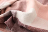 Hulianfu Spring New Women Big Plaid Full Sleeve Thick Warm Woolen Shirt Jacket Winter Oversize Tops Stylish Girl Casual Outwear T0N444T