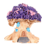 HULIANFU Miniature Landscape Fairy Garden Miniature Resin Jewelry Decoration Crafts Simulation Tree House Creative Home Decoration