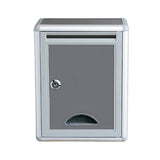 HULIANFU Modern Wall Mounted Lockable Mailbox Outdoor Rainproof Parcel Suggestion Box