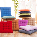 HULIANFU Winter Home Chair Cushion New Outdoor Thick Cushion Pad Office Dining Chair Mattress Pure Sofa Chair Back Pad Comfort Square