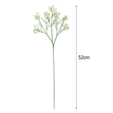 HULIANFU 2023 90Heads 52cm Babies Breath Artificial Flowers Plastic Gypsophila DIY Floral Bouquets Arrangement for Wedding Home Decoration