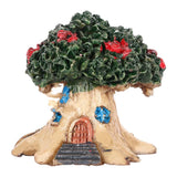 HULIANFU Miniature Landscape Fairy Garden Miniature Resin Jewelry Decoration Crafts Simulation Tree House Creative Home Decoration
