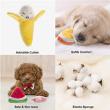 HULIANFU Pet Toys Puppy Plush Dog Puzzle Toys Chihuahua - Toys for Aggressive Chewers Interactive Dog Quack Sound Toy Cleaning Supplies