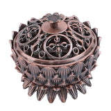 HULIANFU Retro Lotus Incense Burners Dragon Incense Holder Incense Burner Mini Sandalwood Censer Home Office Decor Decoration Craft