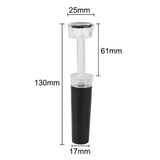 HULIANFU Wine Bottle Opener Portable Wine Corkscrew Air Pressure Pum Stopper Pin Jar Cork Remover Kitchen Tools Bar Wine Accessories