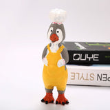 HULIANFU Pets Dog Toys Screaming Chicken Squeeze Sound Toy Rubber Pig Duck Squeaky Chew Bite Resistant Toy Puppy Training Interactive