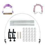 HULIANFU Table Balloon Arch Kit for Different Table Sizes Adjustable Balloon Arch Stand Great for Baby Shower Birthday Party Decorations