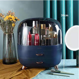 HULIANFU Large Capacity Makeup Organizer Cosmetic Storage Box Drawer Type Desktop Finishing Rack Dustproof Lipstick Beauty Mask Case