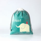 HULIANFU Waterproof Drawstring Double Layer Drawstring Bag Drawstring  Travel Buggy Bag Shoes Underwear Underpants Dirty Clothes Storage