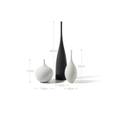 HULIANFU Simple Nordic Style Vases Handmade Art Zen Vases High-Quality Luxury Bedside Restaurant Decorations TV Cabinet