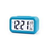 HULIANFU USB/AAA  Clocks LED Wooden Alarm Clock Watch Table Voice Control Digital Wood Despertador Electronic Desktop Table Decor