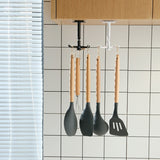 HULIANFU Universal Hooks 360-degree Rotatable Six-claw Storage Hooks Bathroom Bath Towel Rack Kitchen Organizer Punch-free Storage Hooks