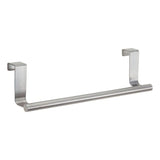 HULIANFU Over Door Towel Rack Bathroom Kitchen Cabinet Shelf Rack Stainless Steel Towel Hanging Holder Household Storage Supplies