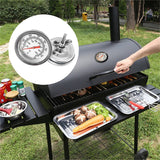 HULIANFU Stainless Steel BBQ Smoker Grill Temperature Gauge Barbecue Thermometer Cooking Food Probe Grill Oven Home Kitchen Accessories