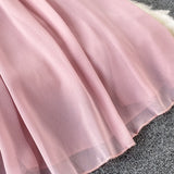 hulianfu Yellow/Purple/White Chiffon Dress Women Sexy Slash Neck Ruffle Robe Elegant Ruffle High Waist Vestidos Female Beach Vacation New