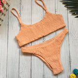 Bikinis Mujer Women Swimwear Women Push-up Padded Bra Bandage Bikini Set Sexy Swimsuit e Swimwear Bathing
