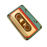 HULIANFU Retro Cassette Music Tape Floor Mat Multiple Choice Funny Entrance Door Mat Living Room Kitchen Non-Slip Carpet Bathroom Doormat