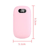HULIANFU Portable USB Heater Rechargeable Electric Hand Warmer In Winter Double-Sided Heating Mini Mobile Power Supply Handwarmer 2 In 1