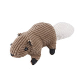 HULIANFU Plush Dog Toy Animals Shape Bite Resistant Squeaky Toys Corduroy Dog Toys for Small Large Dogs Puppy Pets Training Accessories