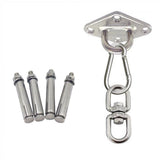 HULIANFU Stainless Steel Suspension Bracket Hammock Mount Ceiling Hook Anchor Hanger For Gym Training Aerial Yoga Sex Swing Hanging Kit