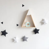 HULIANFU Nordic Style Stars Garland Children  Room Wall Decorations Nursery Star String Kids Room Tent Decor DIY Photography Props