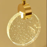 HULIANFU Modern led pendant golden villa staircase living room home decoration chandelier shopping mall crystal rope Chandelier