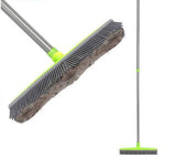 HULIANFU Multifunctional telescopic broom magic rubber besom cleaner pet hair removal brush home floor dust mop &amp; carpet sweeper