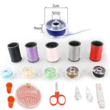 HULIANFU Portable Handheld Sewing Machines Stitch Sew Needlework Cordless Clothes Fabrics Mini Sewing Machine With Sewing Kits