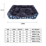 HULIANFU Pet Dog Bed Sofa Mats Pet Products Coussin Chien Animals Accessories Dogs Basket Supplies For Large Medium Small House Cat Bed