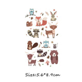 HULIANFU Iron on Cute Animal Patches Set for Clothing DIY T-shirt Applique Vinyl Unicorn Heat Transfer Clothes Stickers Thermal Press T