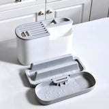 HULIANFU Multifunctional Knife Holder Cutting Board Integrated Kitchen Supplies Storage Rack Chopsticks Pot Cover Knife Holder Pot Cover