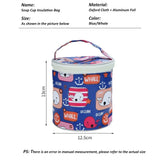 HULIANFU Onuobao Insulated Soup Cup Bag,WaterProof&amp;Cooler&amp;Thermal Round Breakfast Cup Tote for Men Women Work School Shopping Outdoor