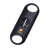 HULIANFU Top Selling Cigar Cutter Creative Metal Portable Stainless Steel Blade V-Shaped Cigar Scissors for Men Boyfriend Gifts