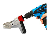 HULIANFU Metal Cutting Scissors Nozzle for Electric Drill Chuck Iron Disc Shears Plastic Cloth Wool Wire Mesh Cutter Air Screwdriver Use