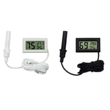 HULIANFU Mini LCD Digital Thermometer Hygrometer Thermostat  Indoor Convenient Temperature Sensor  Humidity Meter Gauge Instruments Probe