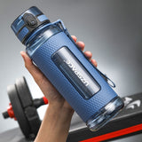 HULIANFU UZSPACE Sport Water Bottles BPA Free Portable Gym Anti-fall Leak-proof Large Capacity Fitness Kettle Tritan Plastic Drink Bottle
