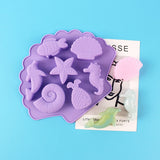 HULIANFU Silicone Molds for Soap Handmade Soap Mould Diy Round Cute Animal Fish Shape Making Soaps Candle Chocolate