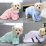 HULIANFU Pet Absorbent Towel Dog Bathrobe Xs-M Pet Dog Bath Towel For Small Medium Large Dogs Microfiber Super Absorbent Pet Drying Towel
