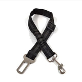 HULIANFU Pet Supplies Car Seat Belt Dog Seat Belt Dog Leash Vehicle Belt Adjustable Cushioning Elastic Reflective Safety Rope for Dog Cat