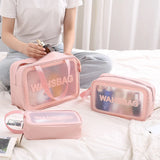 HULIANFU Multifunction Women Cosmetic Bag Makeup Bag Out Travel Oranizer Bag Waterproof Bathroom Storge Bag for Girl Women Female