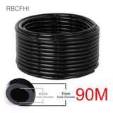 HULIANFU RBCFHl 5-100m 4/7mm PVC Garden Watering Hose  Micro Irrigation Pipe Drip Irriation Tubing Sprikler for Lawn Balcony Greenhouse