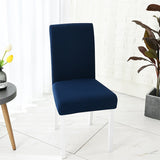 HULIANFU Waterproof Elastic Chair Cover With Back Dining Room Chair Covers Jacquard Covers For Chairs For Kitchen Wedding Hotel Banquet