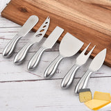 HULIANFU Kitchen Gadgets Retro Style Baking Tools Multi Functional Purpose Stainless Steel Smiley Cheese Cutlery 1Pc Silver Knife