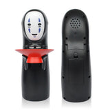 HULIANFU Spirited Away Kaonashi No-face Piggy Bank Toy Automatic Eaten Coin Bank Miyazaki Hayao Chihiro Figure Saving Money Box Kids Gift