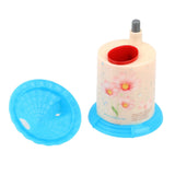 HULIANFU Portable Automatic Toothpick Holder Creative Toothpick Box Fashion House Shaped Lovely Home Organizer Random Color