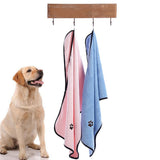 HULIANFU Pets Dog Bath Towels Perros For Dogs Cat Puppy Microfiber Super Absorbent Pet Drying Towel Blanket With Pocket Cleaning Supply