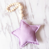 HULIANFU Nordic Kids Room Love Moon Star Shaped Cotton Hanging Decoration Scandinavian Kids Baby Bedroom Room Interior Decor Supplies