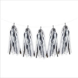 HULIANFU Tissue Paper Tassels Birthday Party Decoration Hanging Garland Ribbon Curtain Baby Shower Decor Parti  Celebration Supplies
