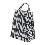 HULIANFU White plaid Cooler Functional Lunch Box Tote Insulated food storage containers Bento box Thermal Food Picnic Lunch Bag For kids