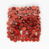 HULIANFU Sealing Wax Seal Stamp Wax Beads 100pcs for lovers craft happy new year gift Wedding invitation envelop gold stamper colorful